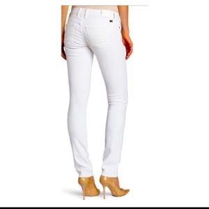 Lucky Brand Sweet Straight Crop White Jeans
